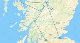 Percurso essencial por Edimburgo, Inverness e Ilha de Skye