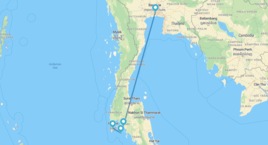 Phuket, Phi Phi, Krabi e Banguecoque