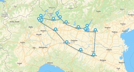 Percurso pelos idílicos Lagos do Norte, de Milão a Verona